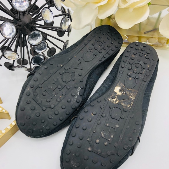 Coach Logo Flats Loafers - Picture 7 of 7